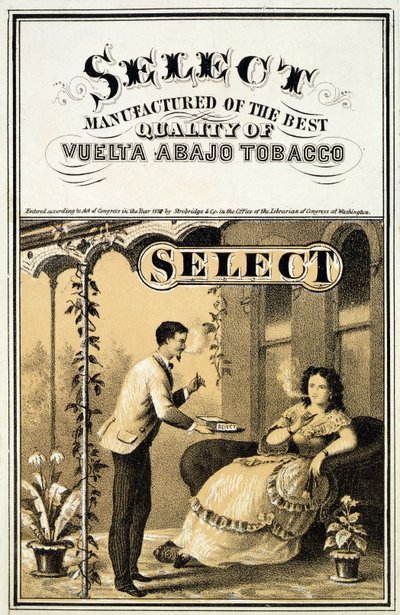 Advertisement for Vuelta Abajo Tobacco by American School